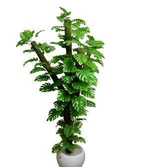 Artificial Green Monstera plant 6 feet Height (without pot)