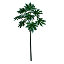 Artificial Papaya Leaves plant 12 branches Height 100 CM