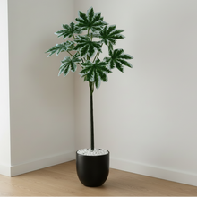 Artificial Papaya Leaves plant 12 branches Height 100 CM