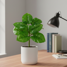 Artificial Leaves Plant 9 branches without Pot - Height 28 cm - Design-5