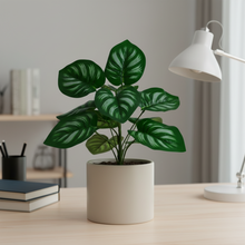 Artificial Leaves Plant 9 branches without Pot - Height 28 cm - Design-8