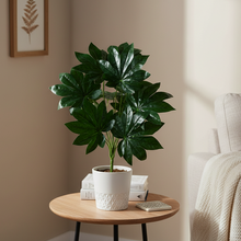 Artificial papaya leaves 12 Point without pot - Height 45 cm Desgn-1