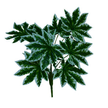 Artificial papaya leaves 12 Point without pot - Height 45 cm Design-2