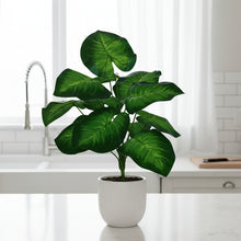 Artificial Green leaves 12 Point without pot - Height 45 cm - Design 1