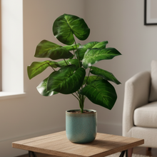 Artificial Green leaves 12 Point without pot - Height 45 cm - Design 1