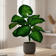 Artificial Green leaves 12 Point without pot - Height 45 cm - Design 1