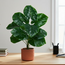 Artificial Green leaves 12 Point without pot - Height 45 cm -Design 3