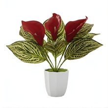 Artificial Calla Lily Plant with Pot – 30 cm Height - Design 7