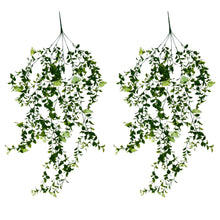 set of 2  - 45 point printed blossom flower bail in filler