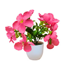 single pc small glassi pot 10 blossom cutting flowers