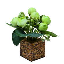 single pc  china mini peony (7 flowers  + 7 beads lup( 8.75gms) + 3 fabric patte in 7 pointer (1.6 gms) in printed dabbi