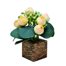 single pc  china mini peony (7 flowers  + 7 beads lup( 8.75gms) + 3 fabric patte in 7 pointer (1.6 gms) in printed dabbi