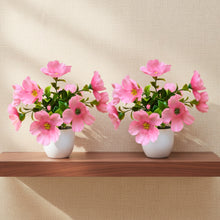set of 2 small glassi pot 10 blossom cutting flowers
