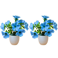 set of 2 big  glassi pot 10 printed blossom cutting flowers
