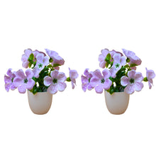 set of 2 big  glassi pot 10 printed blossom cutting flowers