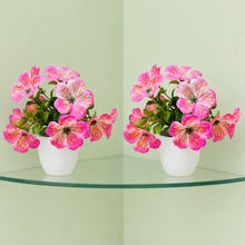 set of 2 big  glassi pot 10 printed blossom cutting flowers