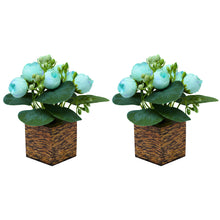 Fancy Mart Artificial Flower Gerbera Daisy in Wood Pot