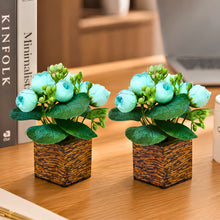 Fancy Mart Artificial Flower Gerbera Daisy in Wood Pot