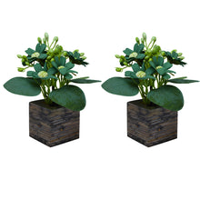 Fancy Mart Artificial Flower Gerbera Daisy in Wood Pot