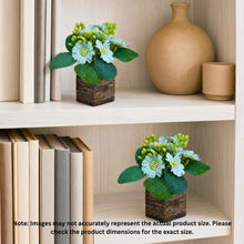 Fnacy Mart Artificial Flower Gerbera Daisy in Wood Pot