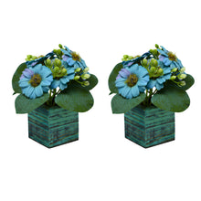 Fancy Mart Artificial Flower Gerbera Daisy in Wood Pot