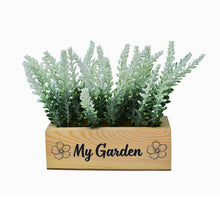 Lavender leaves in 6" printed planter(valley of flowers)