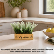 Lavender leaves in 6" printed planter(valley of flowers)