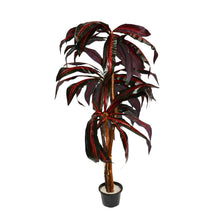Artificial plant Set of 3,Spider 60 Leavesw in wood stems