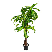 Artificial Plant set of 3,Spider 60 leaves in wood stems.