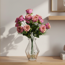 Artificial Rose Big Bunch 12 Heads( Height - 45 X Width - 30)