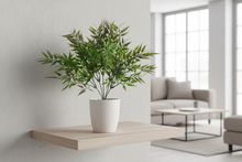 Artificial pronged bamboo leaves (Height : 35 cm)