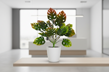 Artificial pronged turtle leaf bunch (Height : 35 cm)