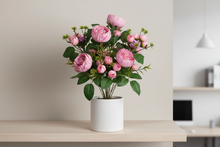 Artificial 12 New Peony Mix Bunch (Height 50 cm X Width 30 cm)
