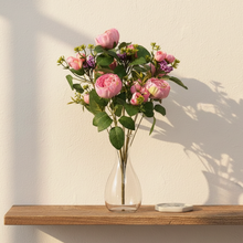 Artificial 12 New Peony Mix Bunch (Height 50 cm X Width 30 cm)
