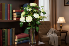 Artificial 12 New Peony Mix Bunch (Height 50 cm X Width 30 cm)