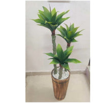 Artificial Tropical Leaves Plant (Set of 3) (90 cm) Without Pot