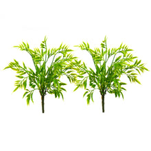DecoreBugs' Pair of Artificial Plant Bunches (Set of 2) Palapalai Leaves Small -Without Pot(Height 30 cms / 12 inchs)