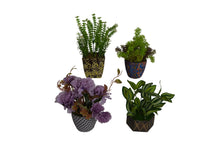 Artificial Potted Plants & Flowers ( Set of 4) (size 15to32cm)