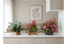 Artificial Potted Plants & Flowers ( Set of 3) (size 15to32cm)