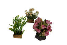 Artificial Potted Plants & Flowers ( Set of 3) (size 15to32cm)