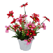 Fancy Mart Fabric & Plastic Artificial Flower Daisy in Kingri Pot (24 cm