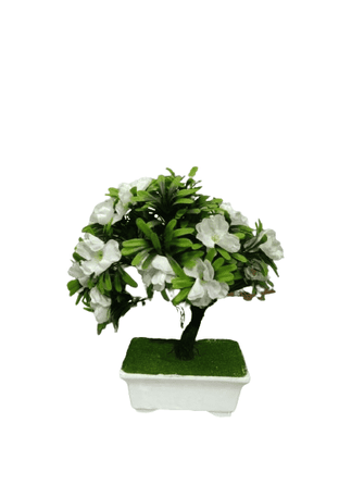 Artificial Euphorbia Bonsai with pot ( Height : 28 X Width : 15)