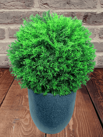 Artificial leaves cypress Ball without Pot (Height: 40 cm)