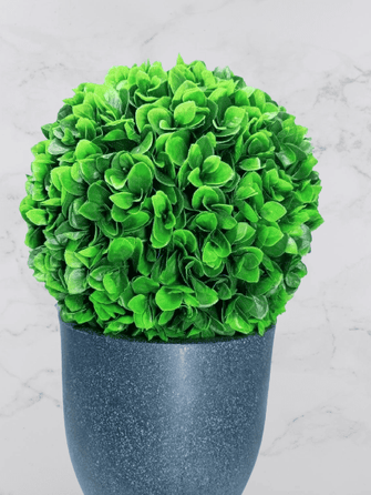 Artificial Leaves topiary Ball Without Pot (Height: 33 Cm)