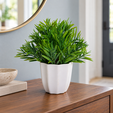 Artificial Mini Bamboo Bunch in Pot - 22 cm Height