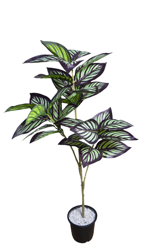 Artificial croton plant 3 branches Height 93 CM