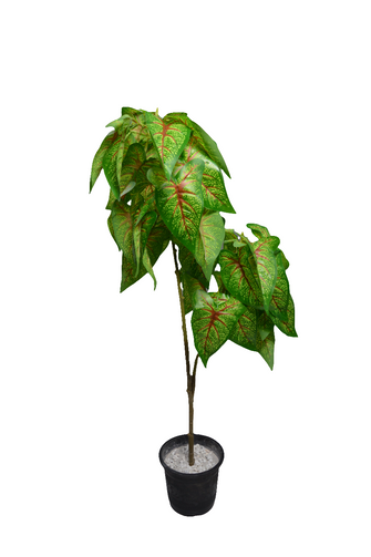 Artificial Lily Leaves plant 2 branches Height 90 CM