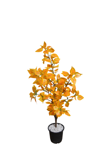 Artificial croton Leaves plant 3 branches Height 98 CM