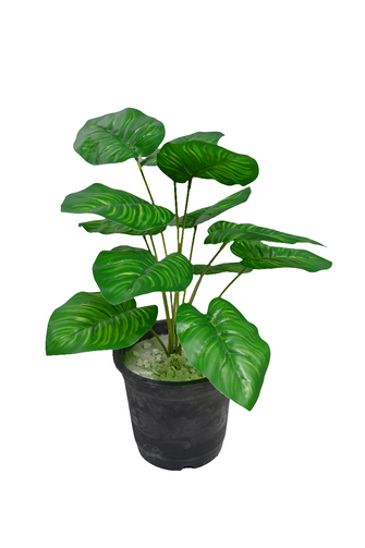 Artificial Leaves plant 12 branches Height 35 CM