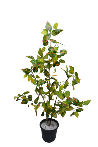 Artificial croton Leaves plant 3 branches Height 95 CM